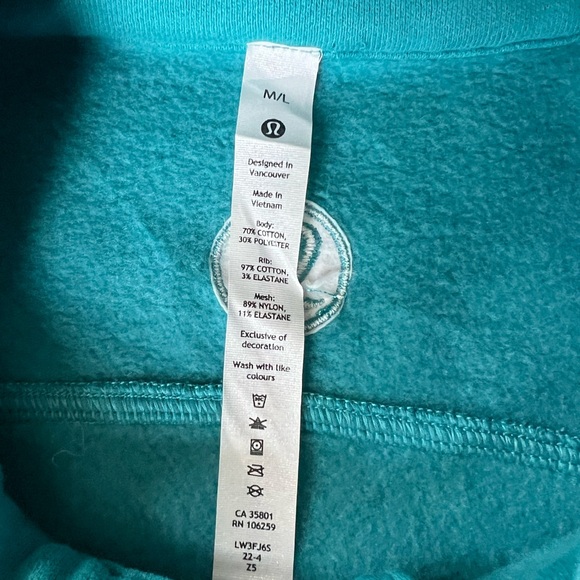 Lululemon Scuba Oversized Funnel-Neck Half Zip M/L - Picture 4 of 7